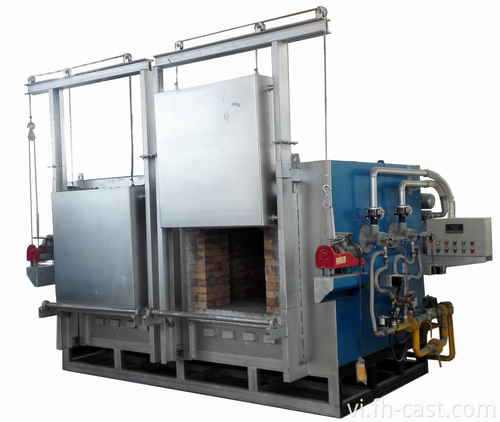 Kép gas buồng rang Double chamber gas fired roaster